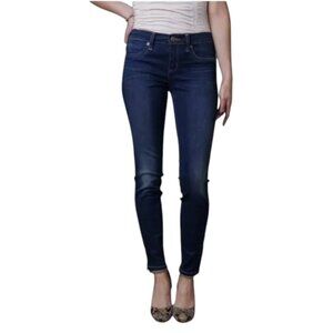 Henry & Belle Lila Super Skinny Dark Wash Skinny Midrise Denim Jeans Size 27